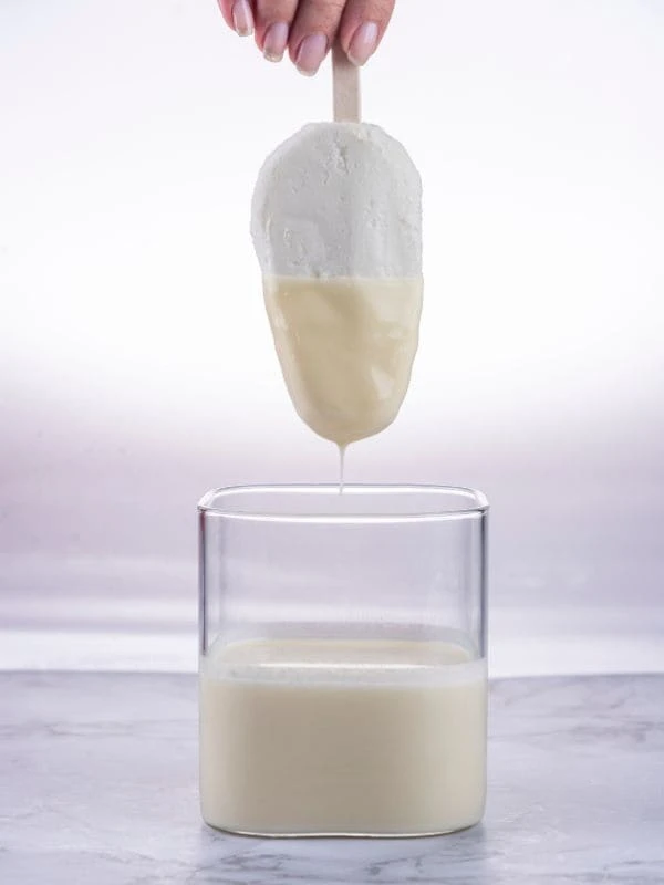 Fat glaze "White Crown"