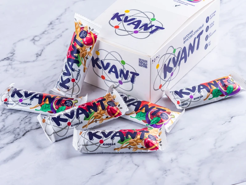 Навінкі гэтага года: Фруктова-зёлкавыя батончыкі «КВАНТ»
