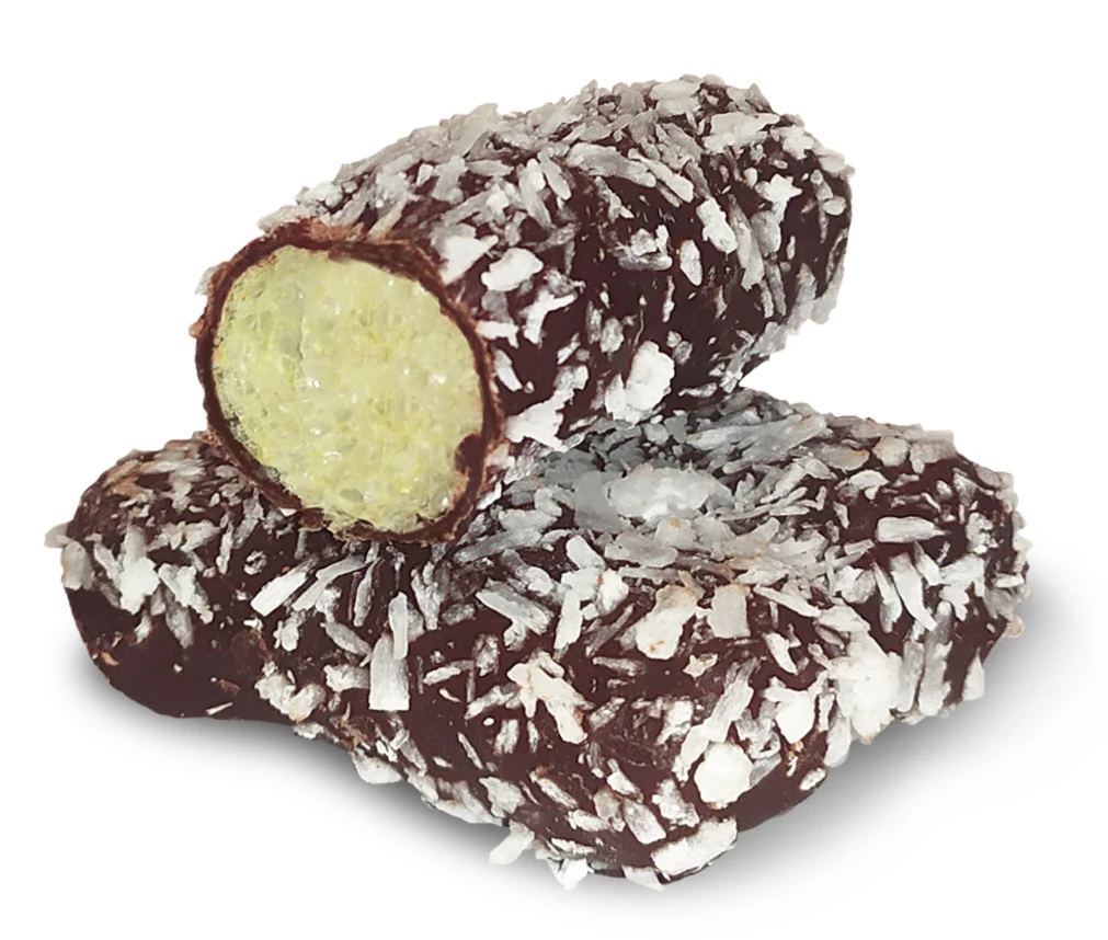 Corn sticks in coconut glaze