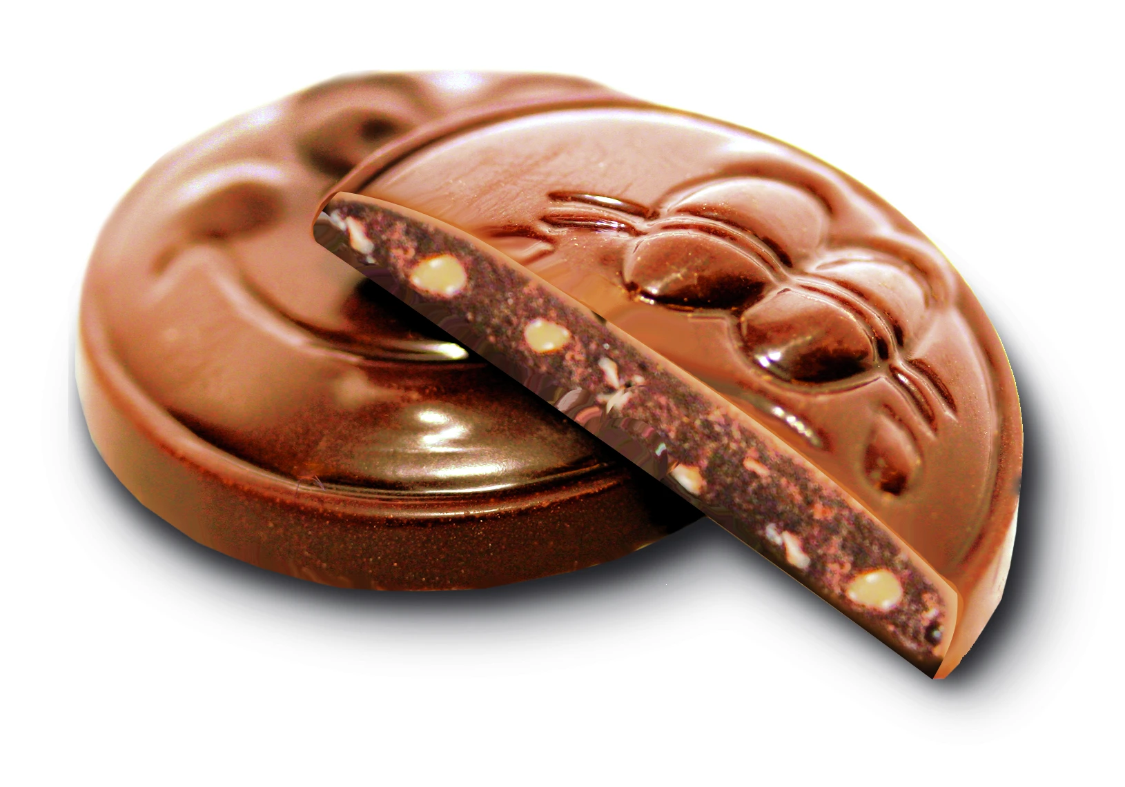 Confectionery bars "Smiley peanut" with caramel flavor