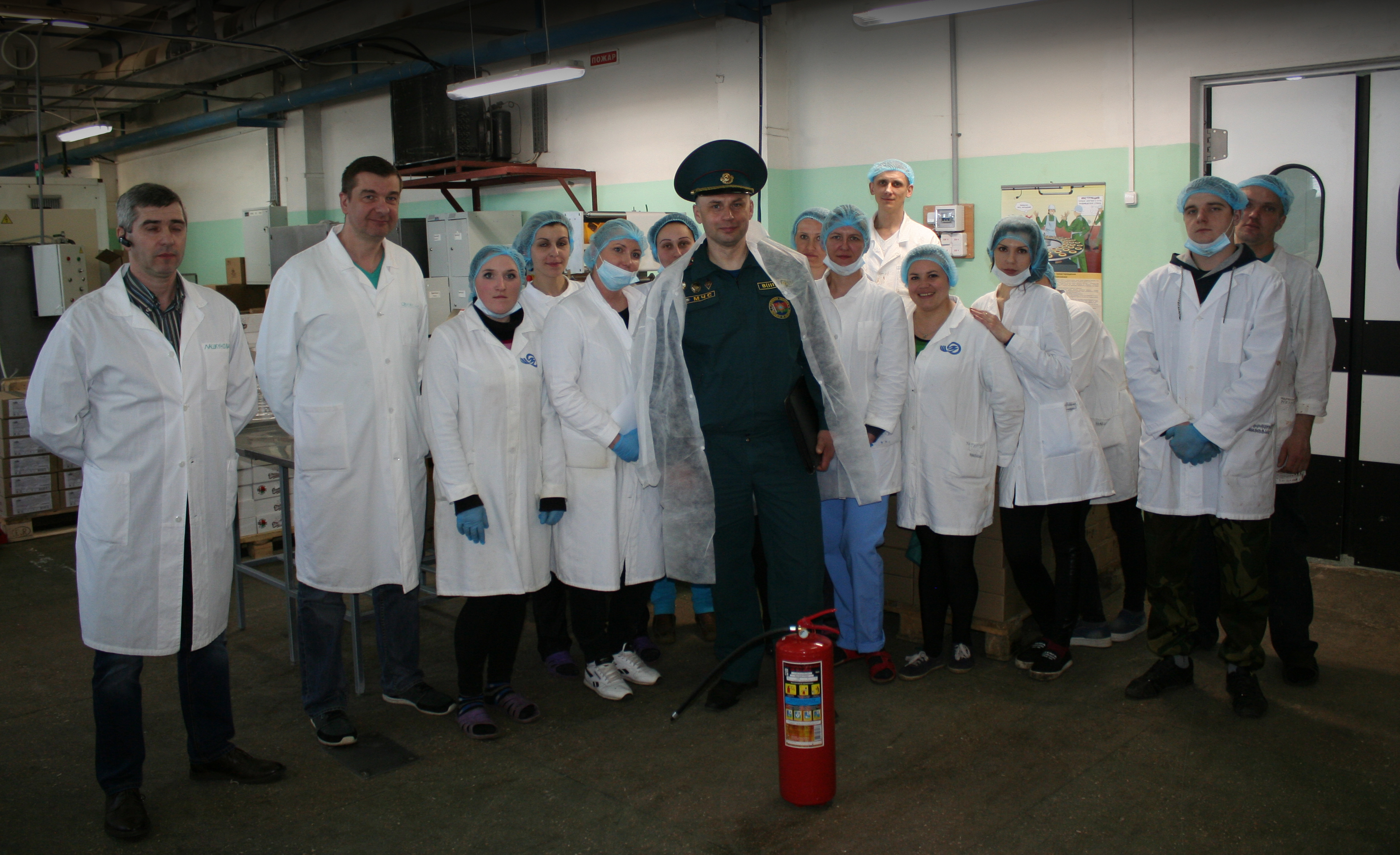 Наше производство посетил сотрудники МЧС