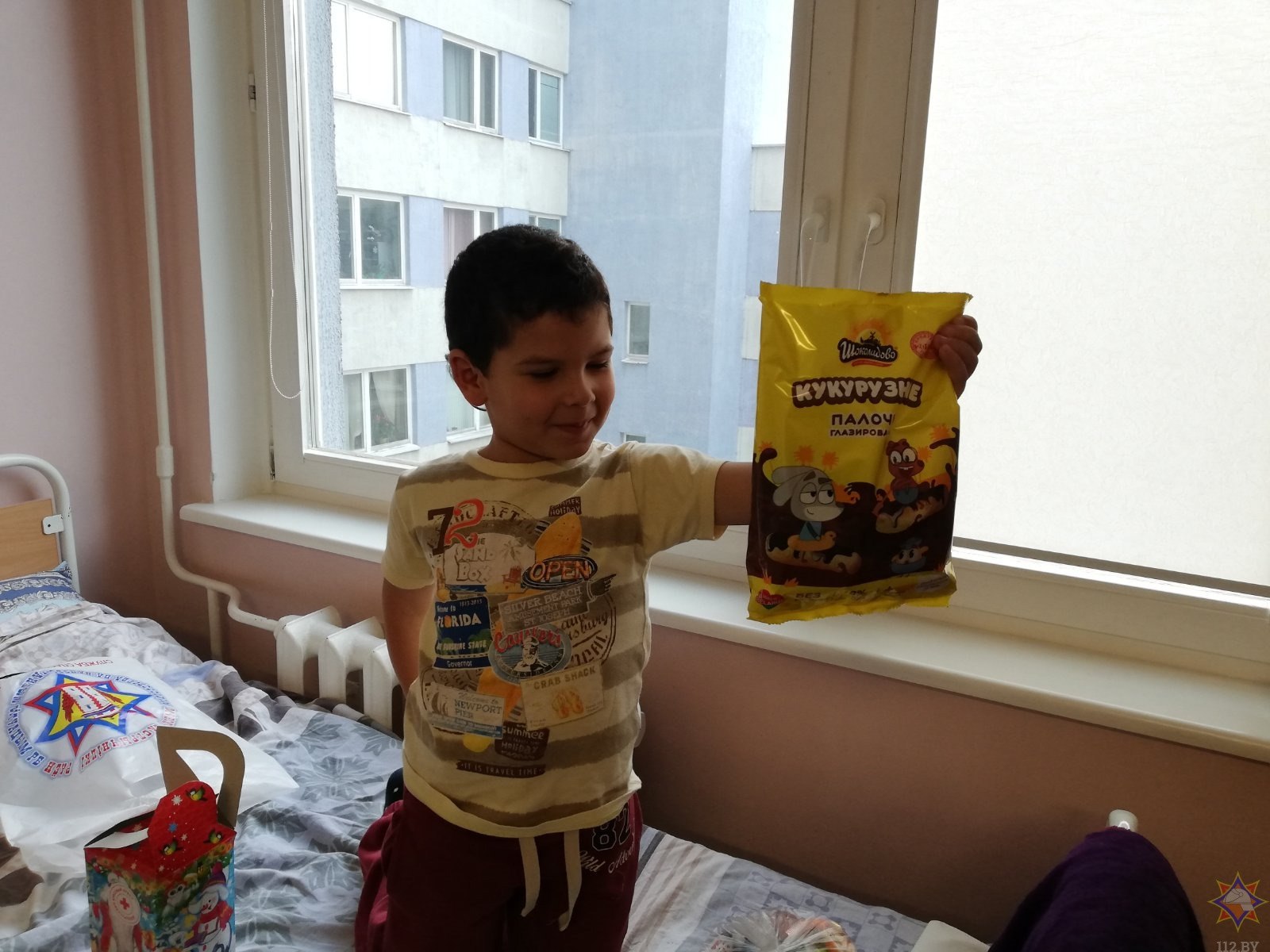 Новогодняя акция совместно с РОЧС Октябрьского района 